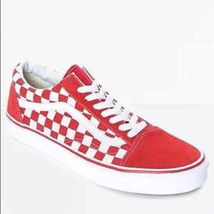 Red Checkered Old Skool Vans